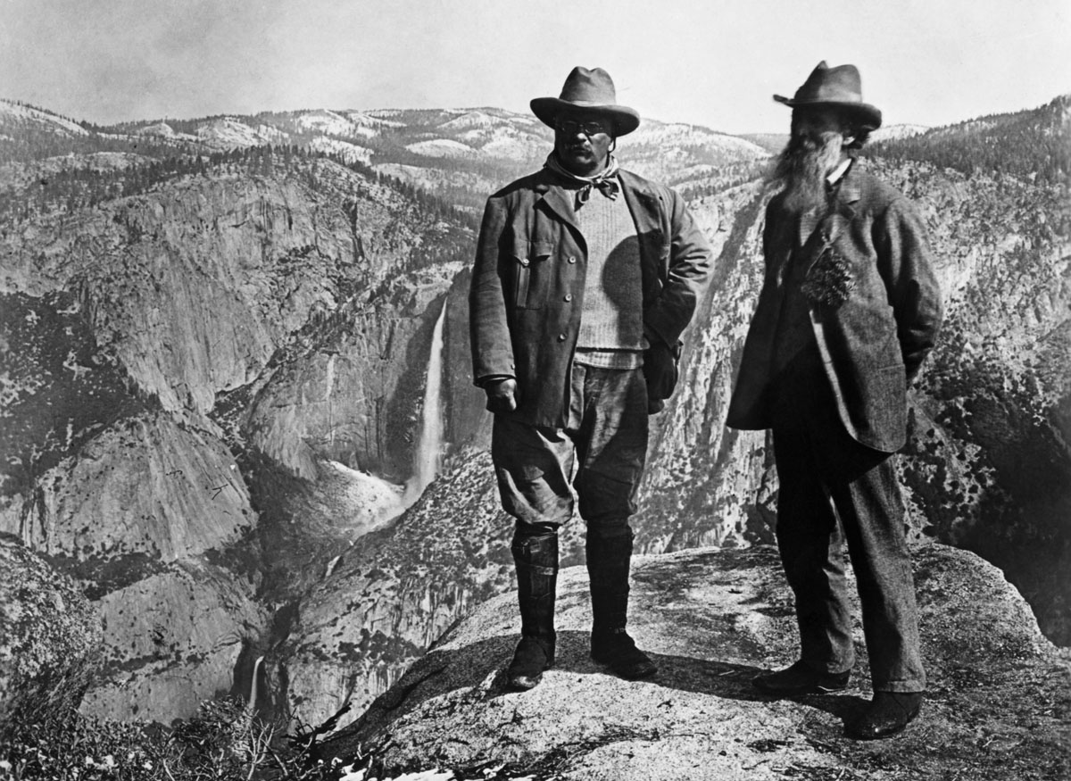 Theodore Roosevelt and John Muir Yosemite